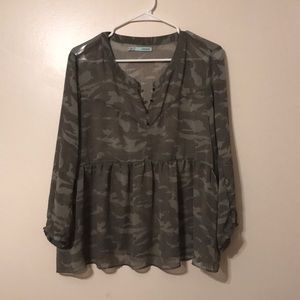 Camo top